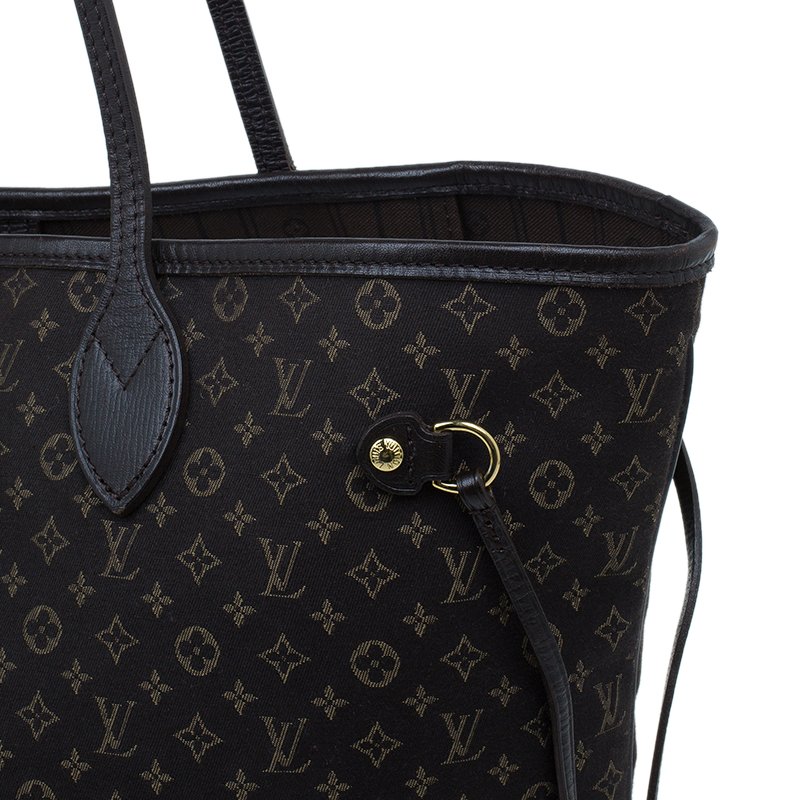 kasseapparat bekvemmelighed tåbelig Louis Vuitton Neverfull MM Black Mini Lin Tote Shopper bag Louis Vuitton |  TLC