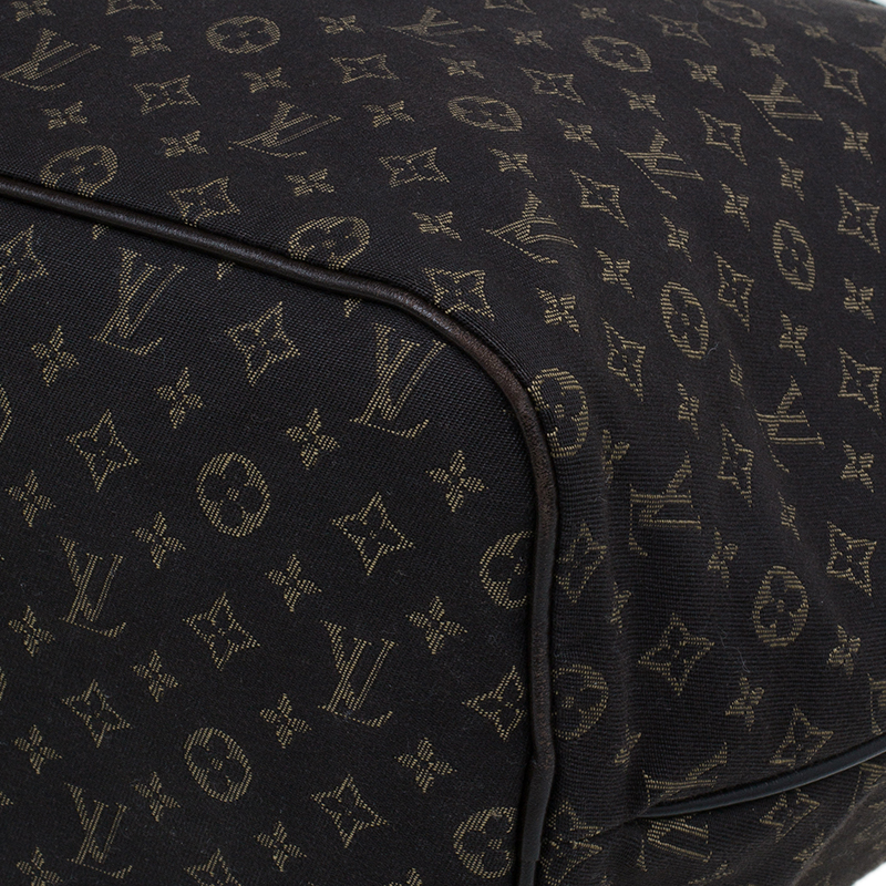 Pepper's Luxury Closet - Black Louis Vuitton Neverfull MM Mini Lin Tote  Shopper bag(new)