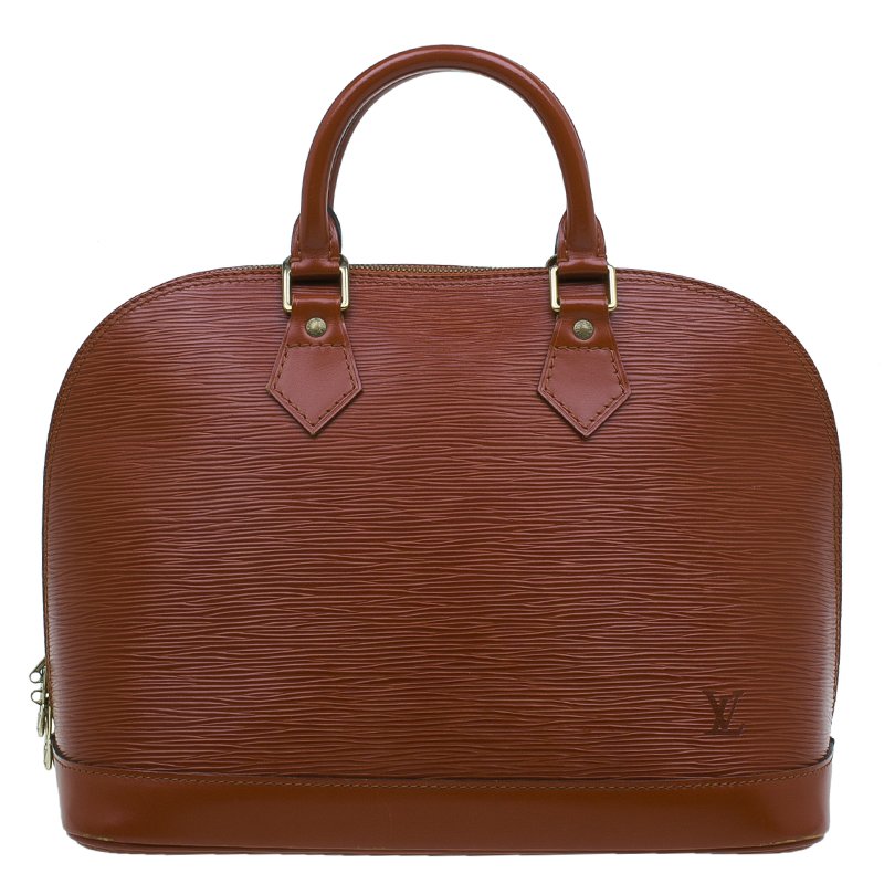 مملوكة مسبقًا Louis Vuitton Gold Cipango Epi Leather Alma PM