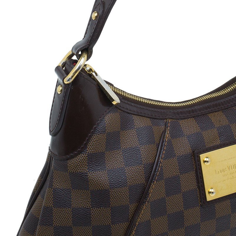 Replica Louis Vuitton N48181 Thames GM Hobo Bag Damier Ebene Canvas For Sale