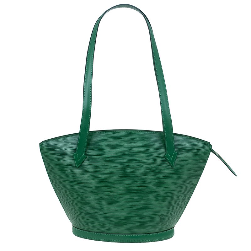 Louis Vuitton Borneo Green Epi Leather Saint Jacques PM Bag