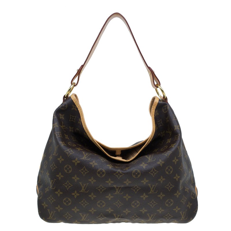 Pre Owned Louis Vuitton Monogram Canvas Delightful MM Hobo