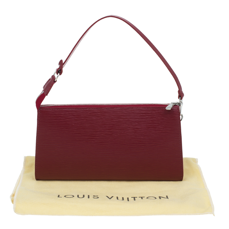 Louis Vuitton Red Epi Leather Checkbook Cover - Yoogi's Closet