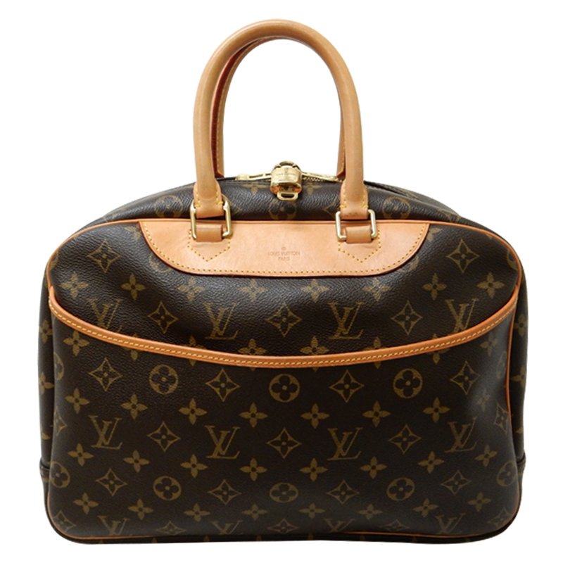 مملوكة مسبقًا Louis Vuitton Monogram Canvas Deauville Top Handle Bag