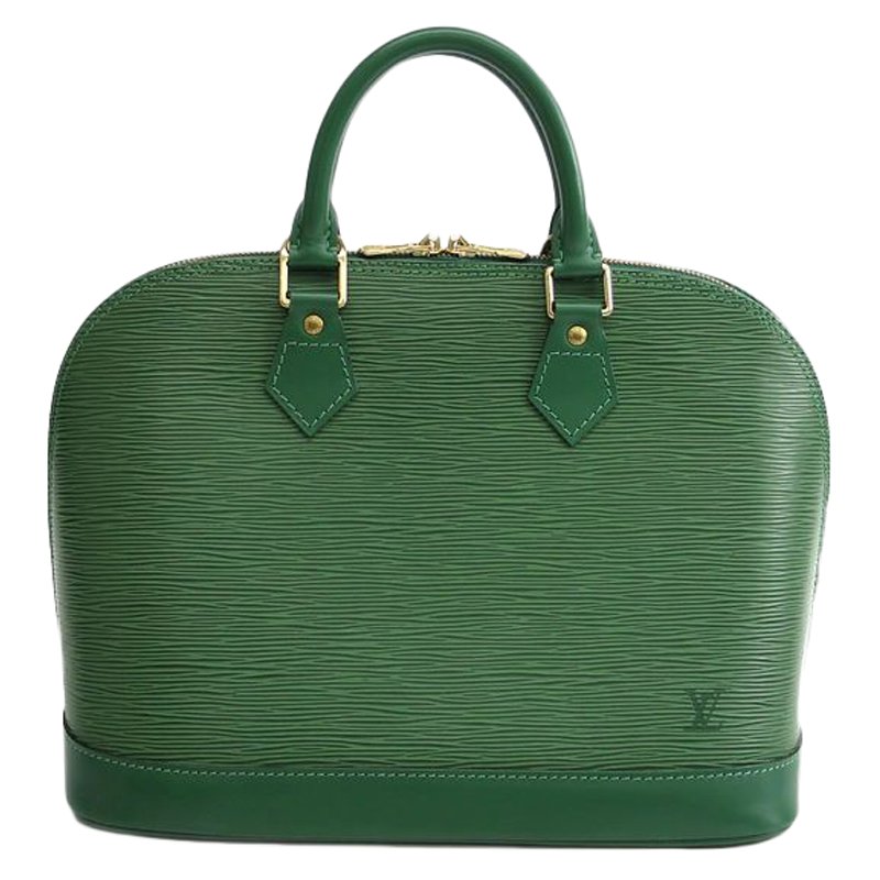 Louis Vuitton Borneo Green Epi Leather Alma PM