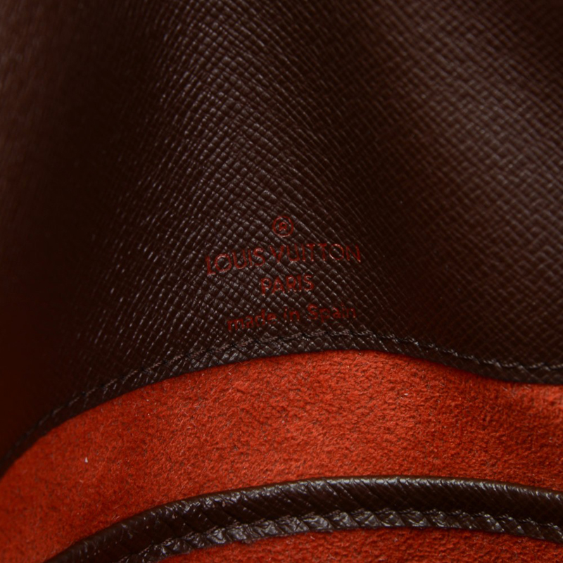 Louis Vuitton Musette Salsa GM Damier Ébène Canvas Brown Leather ref.544729  - Joli Closet