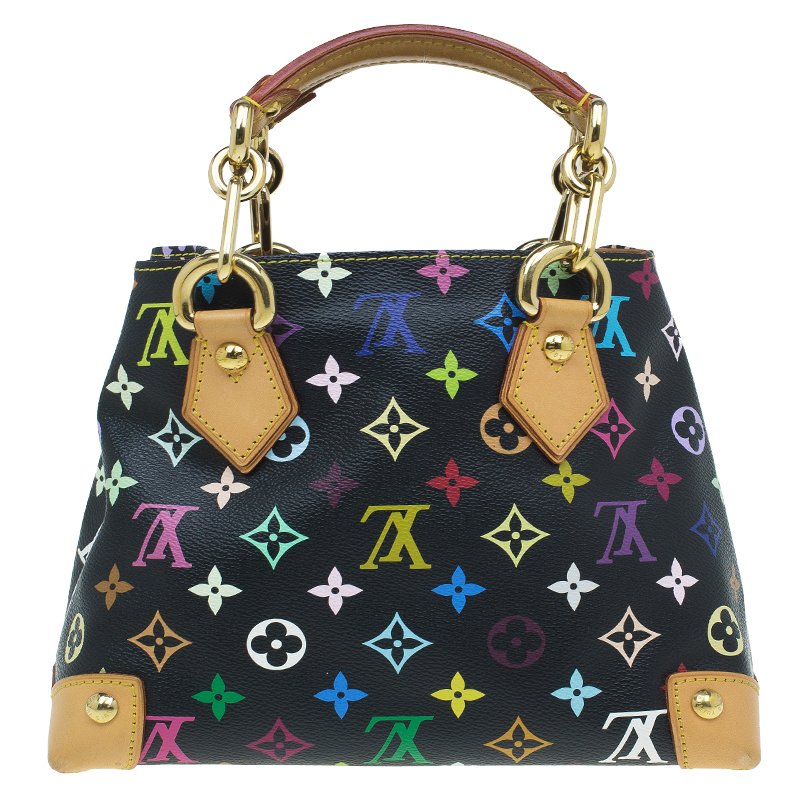 Louis Vuitton Black Multicolor Monogram Canvas Audra Tote Louis Vuitton |  The Luxury Closet