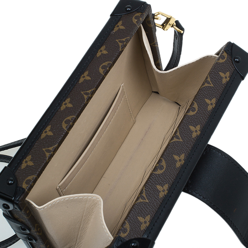Louis Vuitton petite malle Dark brown Leather ref.76167 - Joli Closet