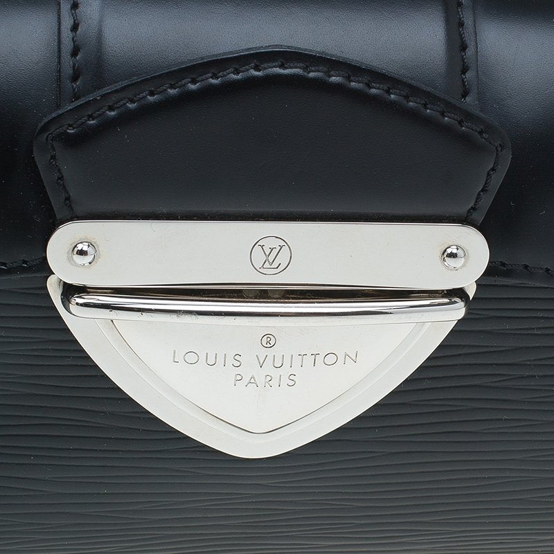 Louis Vuitton Epi Montaigne Clutch Black at Jill's Consignment