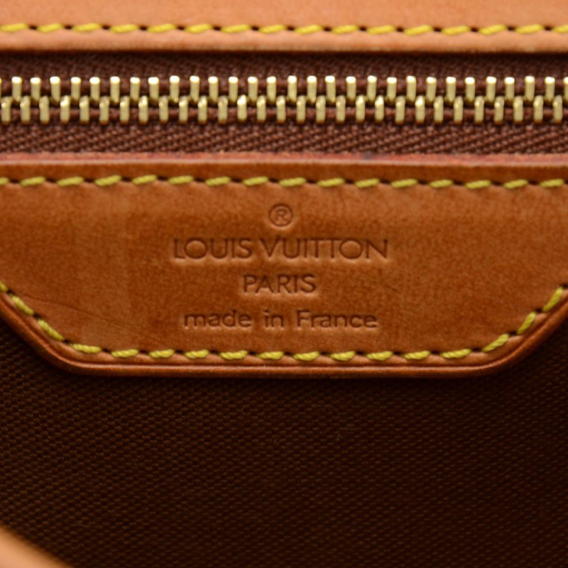 Sologne handbag Louis Vuitton Brown in Cotton - 38013312