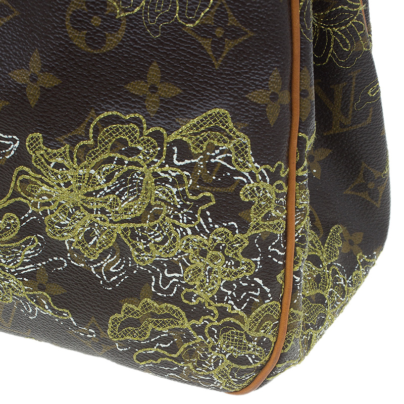 Louis Vuitton Limited Edition Gold Dentelle Batignolles Horizontal Bag -  Yoogi's Closet