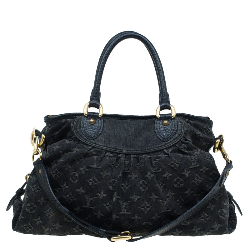 Louis Vuitton Black Monogram Denim Neo Cabby MM Bag Louis Vuitton | The ...