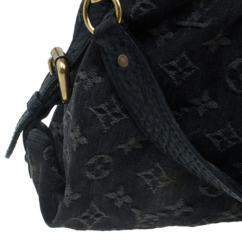 Louis Vuitton Monogram Denim Neo Cabby MM - Black Shoulder Bags, Handbags -  LOU457290