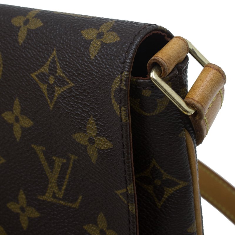 Louis Vuitton Brown Monogram Musette Tango Long Strap Cloth ref.976293 -  Joli Closet
