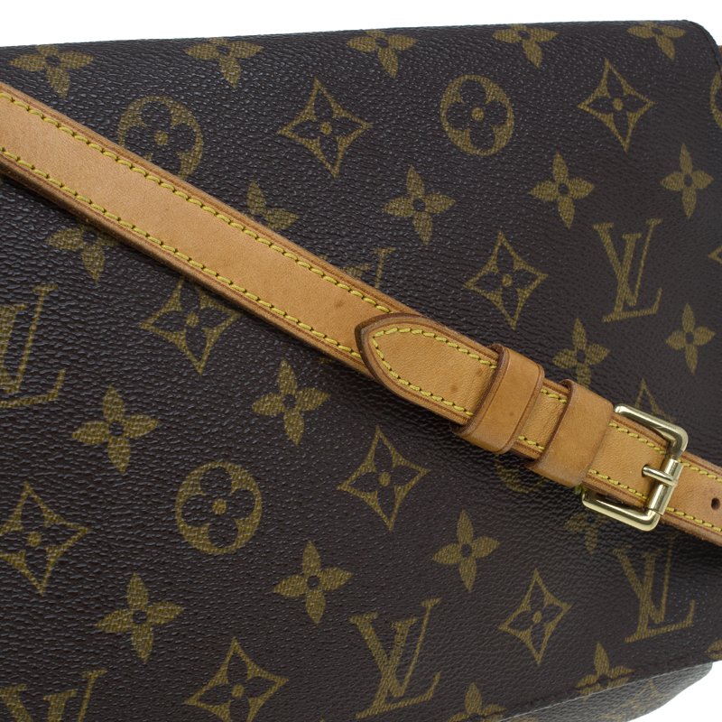 Louis Vuitton Brown Monogram Musette Tango Long Strap Cloth ref.976293 -  Joli Closet