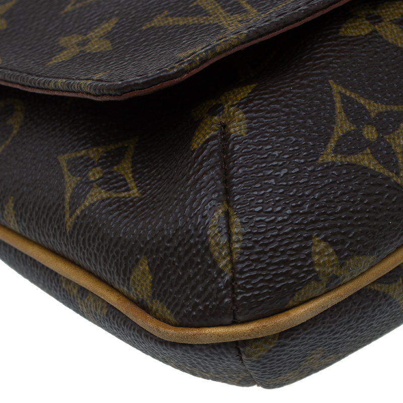 Louis Vuitton Monogram Musette Tango Long Strap Brown Cloth ref.963701 -  Joli Closet