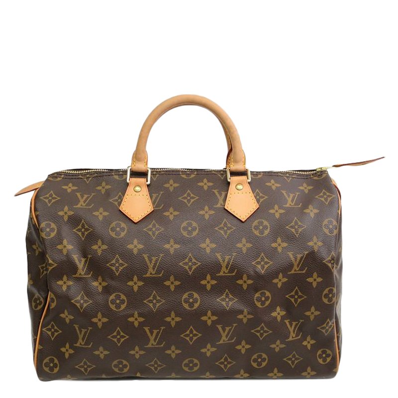 Pre Owned Louis Vuitton Monogram Canvas Speedy 35