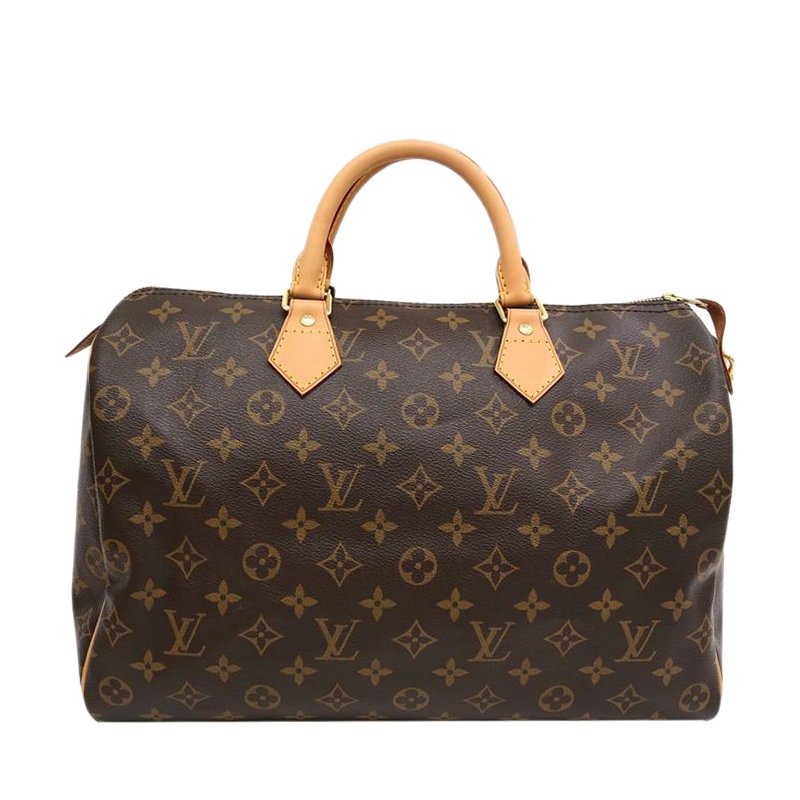 Pre Owned Louis Vuitton Monogram Canvas Speedy 35 