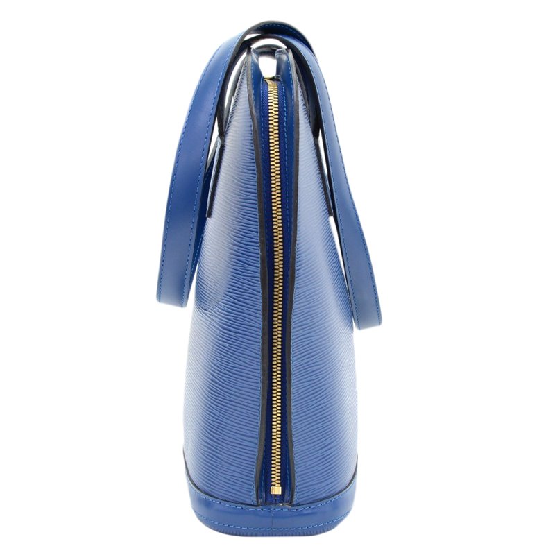 Louis Vuitton Toledo Blue Epi Leather Concorde Bag - Yoogi's Closet
