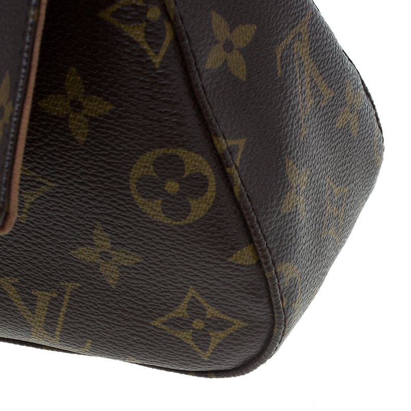 Looping cloth handbag Louis Vuitton Brown in Cloth - 37222573