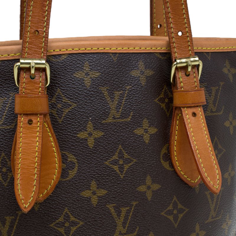 Louis Vuitton Brown Monogram Bucket PM Cloth ref.1039540 - Joli Closet
