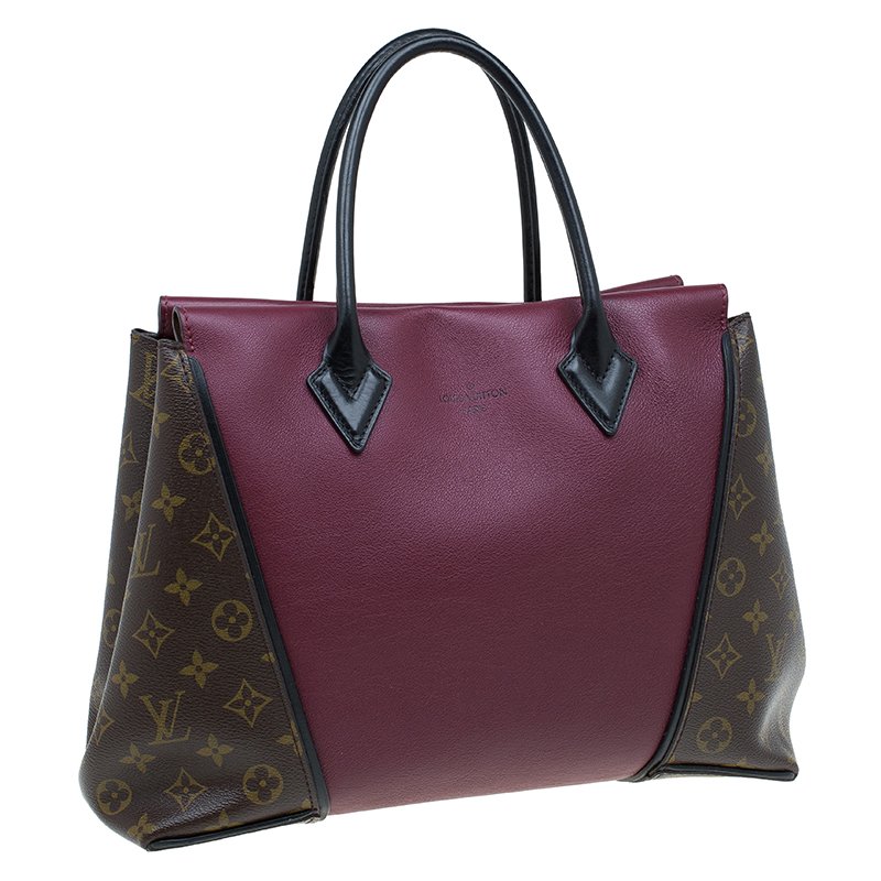 Louis Vuitton W PM Monogram Cuir Orfevre Tote Bag