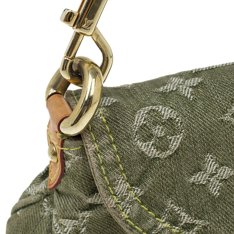 Louis Vuitton Green Monogram Denim Mini Pleaty Pochette Bag rt $845 For  Sale at 1stDibs  louis vuitton green denim bag, green denim louis vuitton  bag, louis vuitton pleaty green