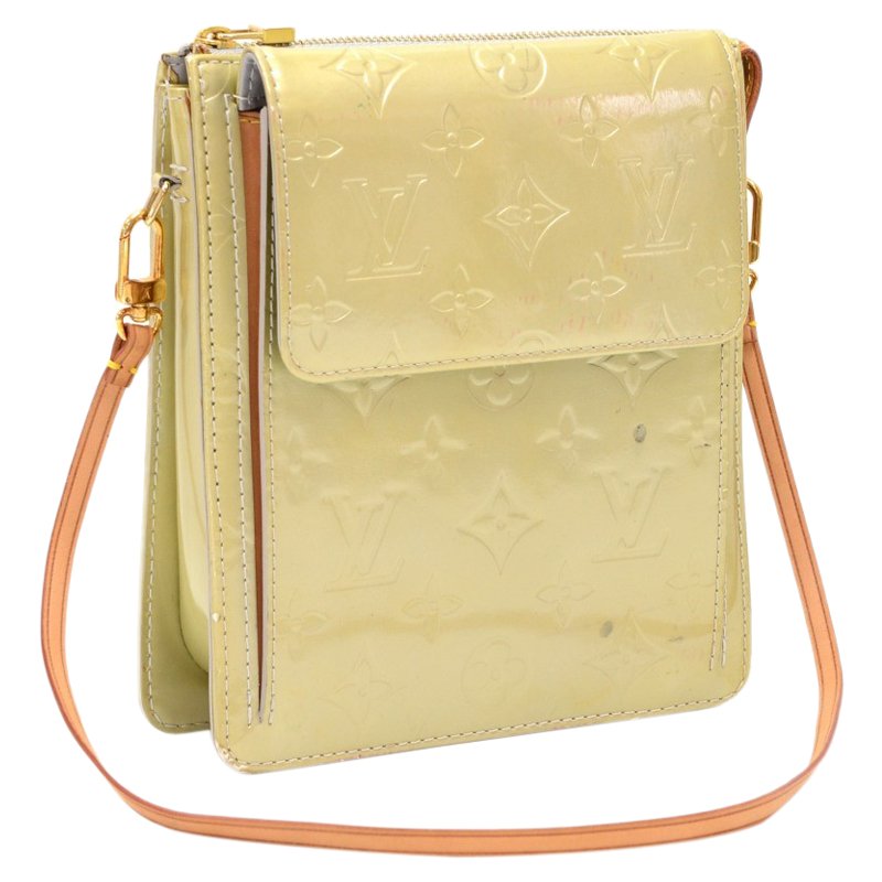 Louis Vuitton Citrine Monogram Vernis Mott Bag Louis Vuitton