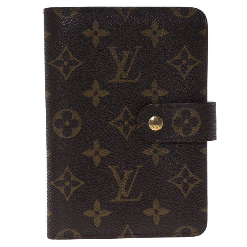Pre Owned Louis Vuitton Monogram Canvas Porte Papier Compact Wallet 