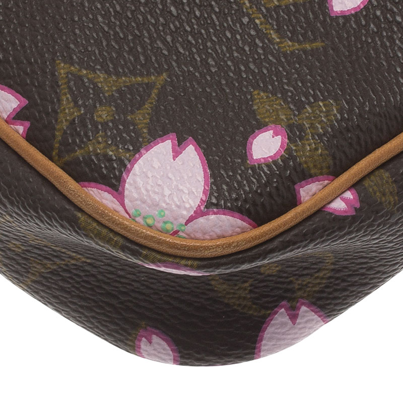 Louis Vuitton Monogram Cherry Blossom Pochette Brown ref.753610 - Joli  Closet