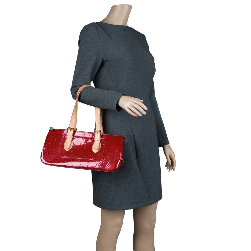 Louis Vuitton Pre-owned Monogram Vernis Rosewood Avenue Shoulder Bag
