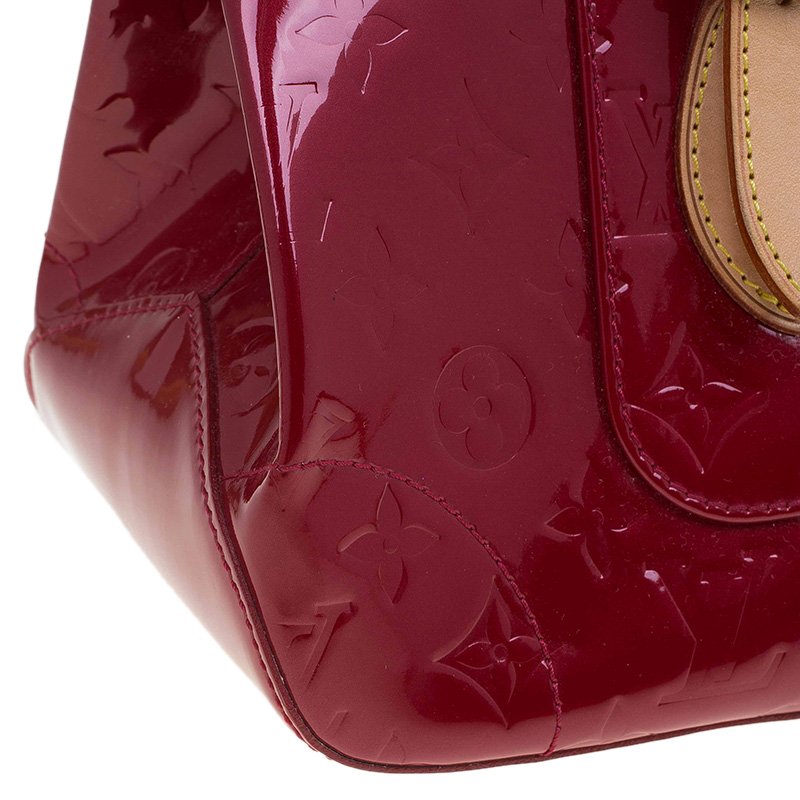 Red Louis Vuitton Vernis Rosewood Bag, Louis Vuitton X408 Fiber Optic Led  Trainer Sneake