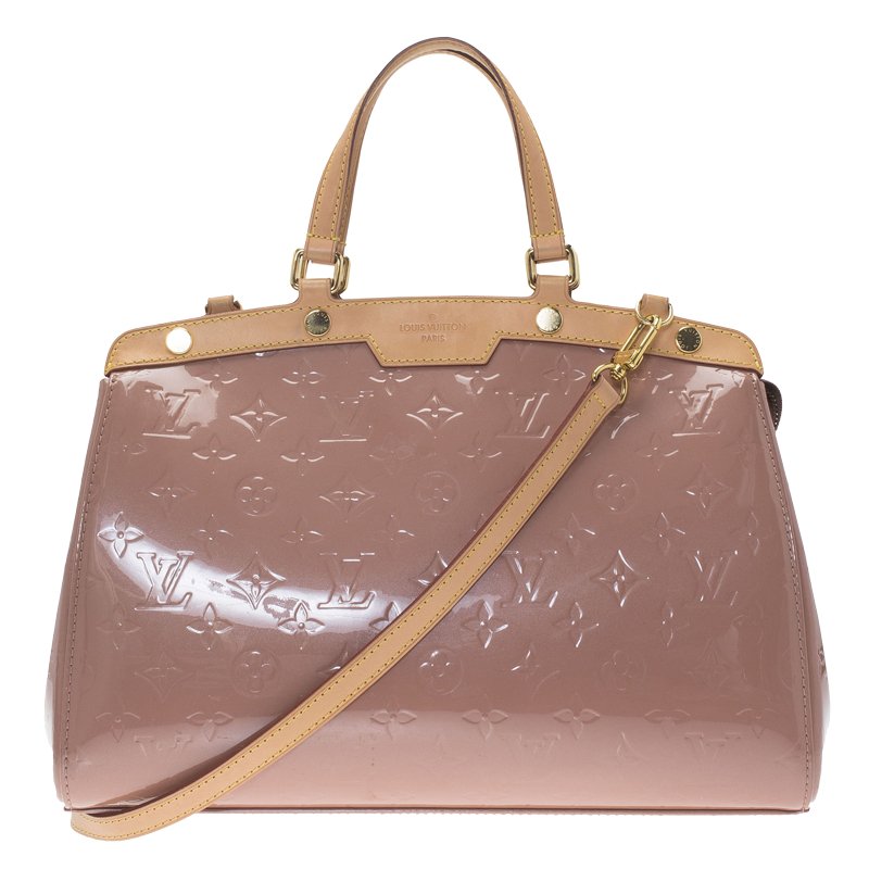 Preloved LV Amarante Monogram Vernis Brea MM Bag Luxury Bags  Wallets  on Carousell