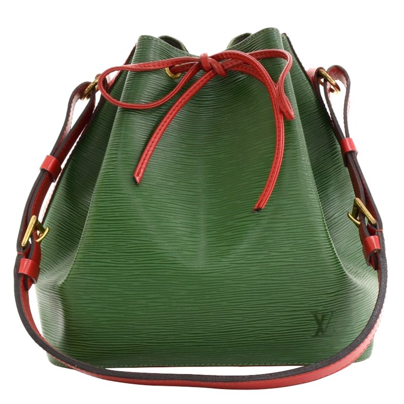 مملوكة مسبقًا حقيبة لوي فيتون بيتي نوى جلد أيبي ثنائية اللون