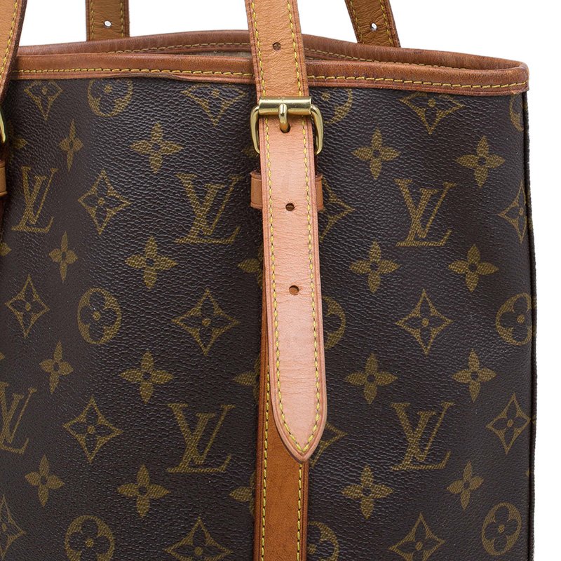 Louis Vuitton Monogram Bucket GM Shoulder Bag – KreweLuxuryShop