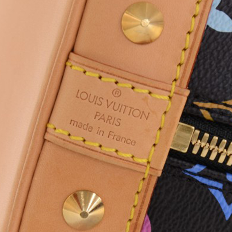 Louis Vuitton Tote Bag Charlene MM White Beige Multicolor Monogram Multi  M93212 Canvas Nume SR4161 LOUIS VUITTON Women's Ribbon Studs