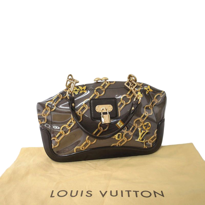 Louis Vuitton Limited Edition Taupe Monogram Charms Cabas Shoulder