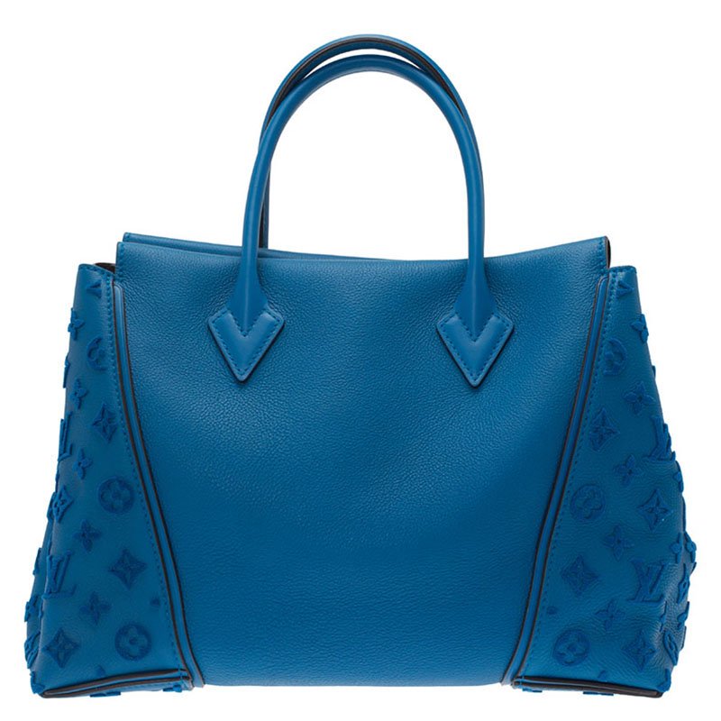 Louis Vuitton Blue Monogram Leather W Pm Bag