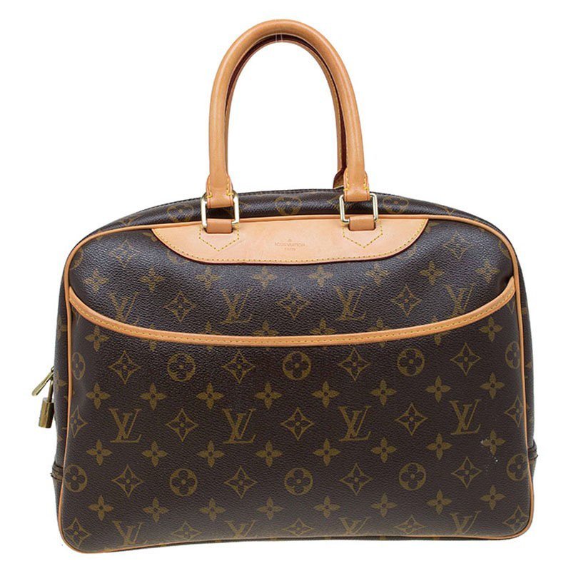 Pre Owned Louis Vuitton Monogram Canvas Deauville Bag