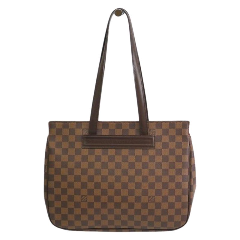 Pre Owned Louis Vuitton Damier Ebene Canvas Parioli PM Bag