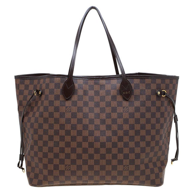 Louis Vuitton Damier Ebene Canvas Neverfull GM Bag
