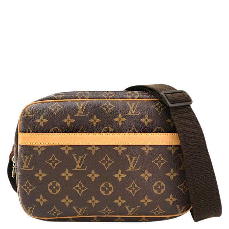 Pre Owned Louis Vuitton Monogram Canvas Reporter PM Bag