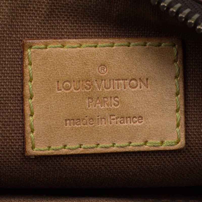 Louis Vuitton Brown Monogram Tulum GM Leather Cloth ref.129981