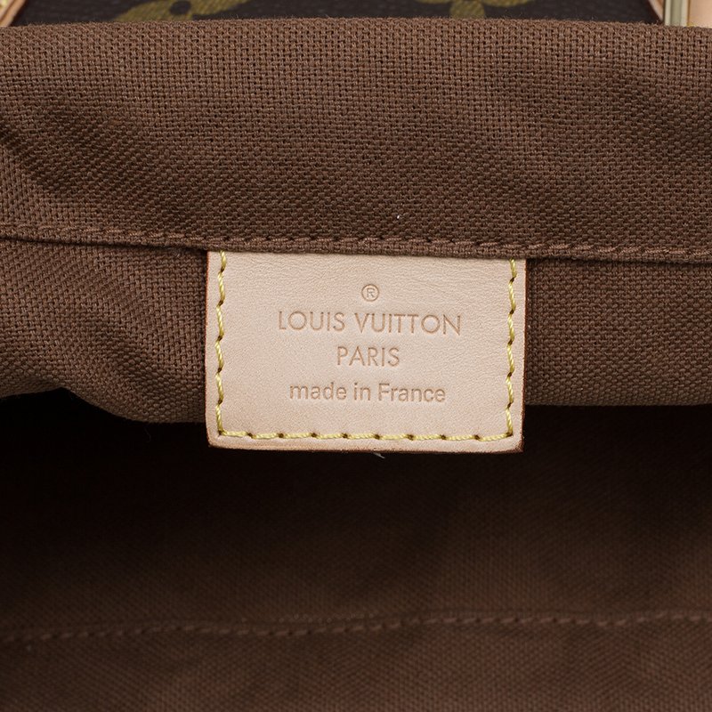 Louis Vuitton Monogram Plat Rei Kawakubo Tote Brown Cloth ref