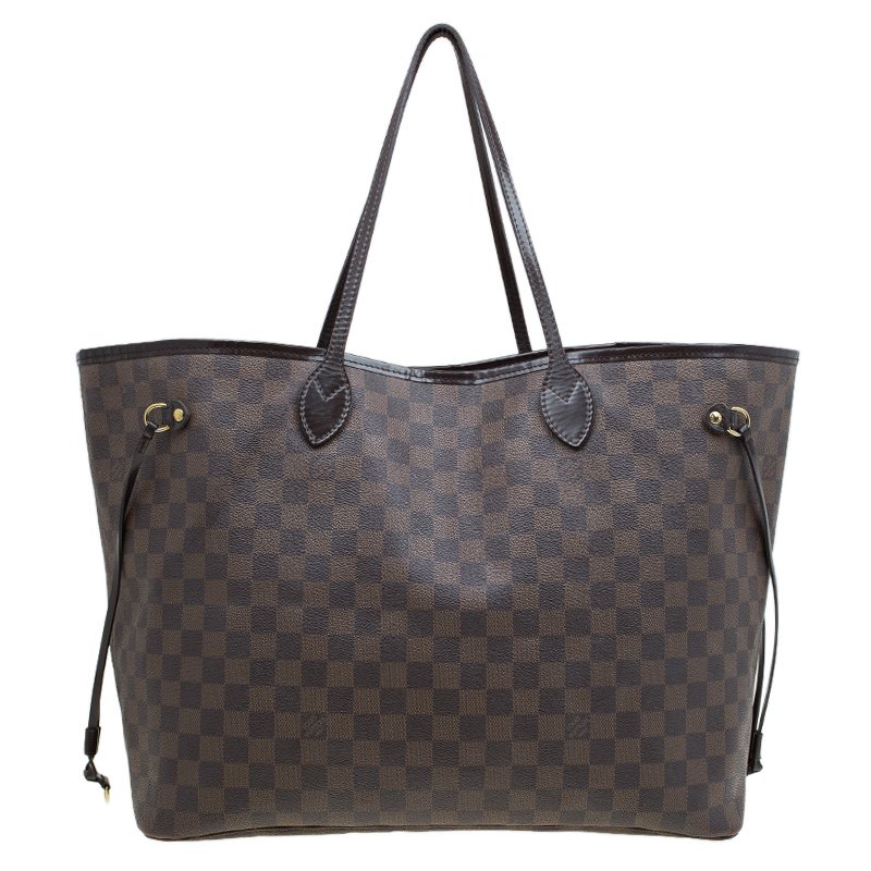 Louis Vuitton Damier Ebene Canvas Neverfull GM Bag