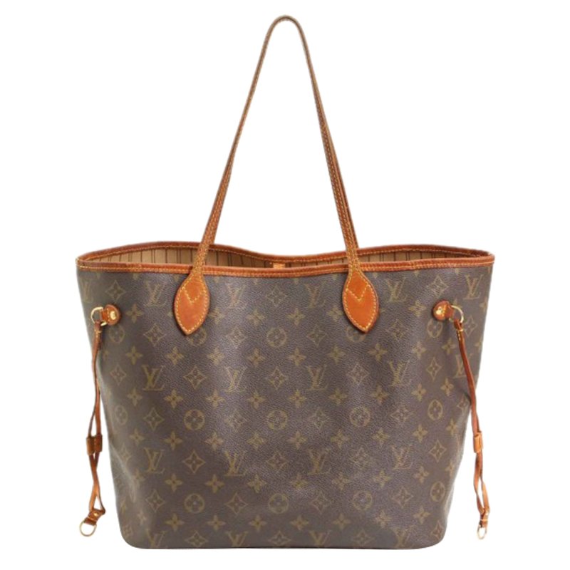 Louis Vuitton Monogram Canvas Neverfull MM Tote Bag