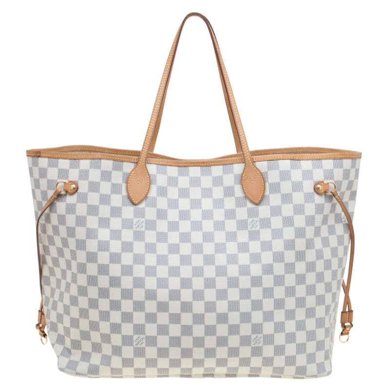 Louis Vuitton Damier Azur Canvas Neverfull GM Bag