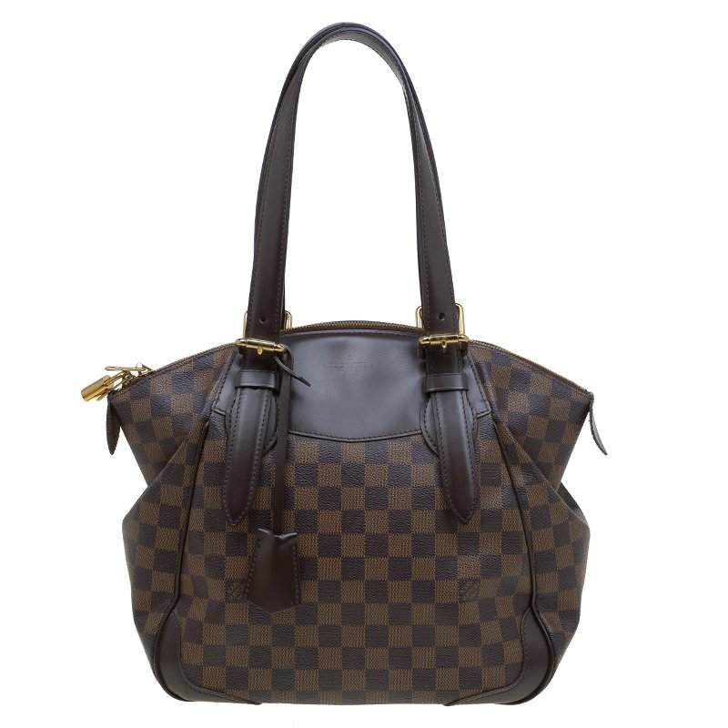 Pre Owned Louis Vuitton Damier Ebene Canvas Verona MM Bag