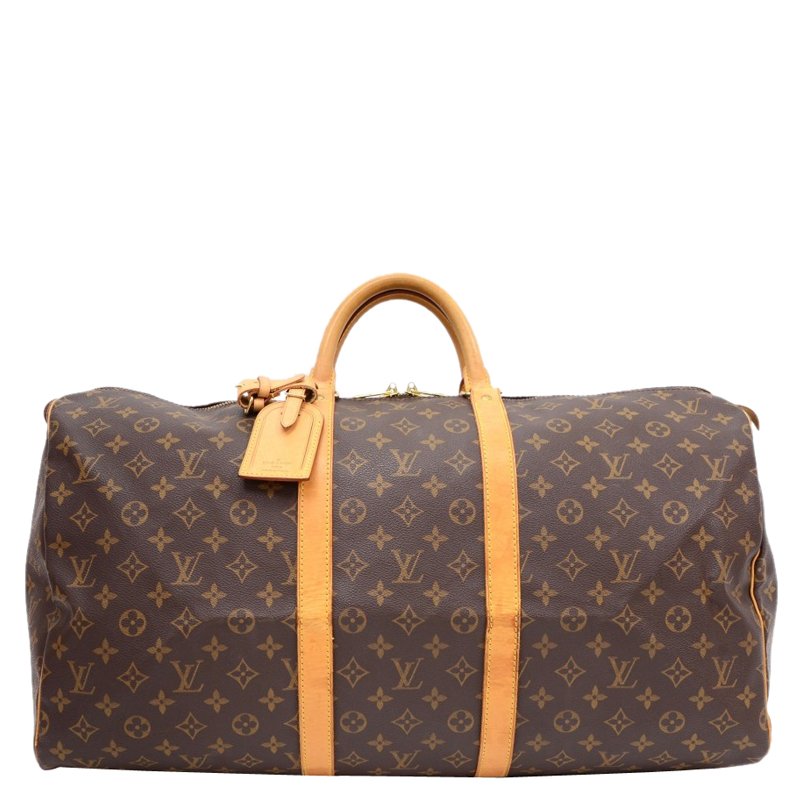 Pre Owned Louis Vuitton Monogram Canvas Keepall 55