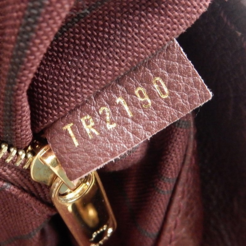 Artsy leather handbag Louis Vuitton Burgundy in Leather - 36021955